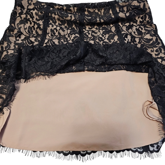 NWT Ann Taylor LOFT Classic Black Lace Lined Cocktail Party Midi Dress Size 8P - Picture 8 of 10